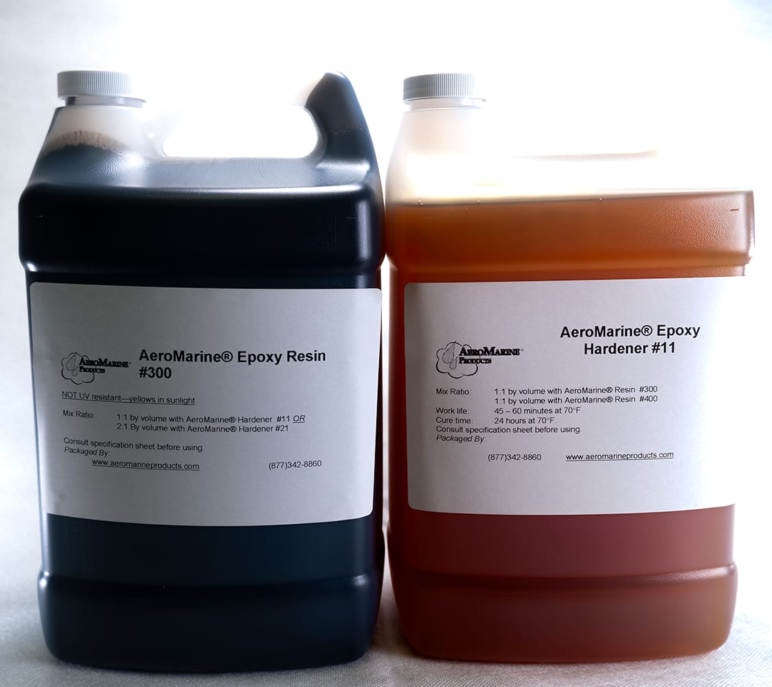 300/11 Black Potting and Encapsulation Epoxy Resin - 2 Gallon Kit -  Aeromarine Products Inc.