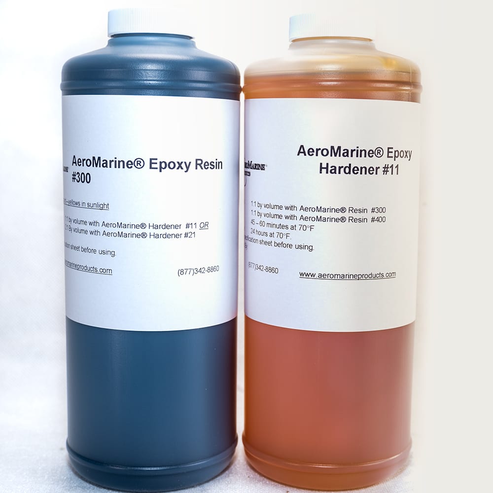 300/11 Epoxy Resin Adhesive - 1/2 Gallon Kit - Aeromarine Products Inc.